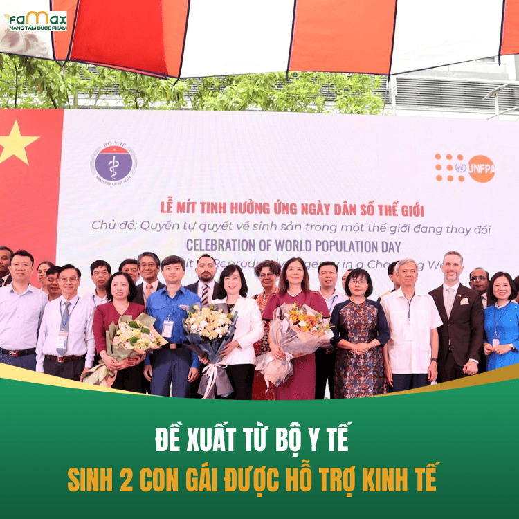 Bộ Y Tế đề xuất hỗ trợ kinh tế cho gia đình có 2 con gái
