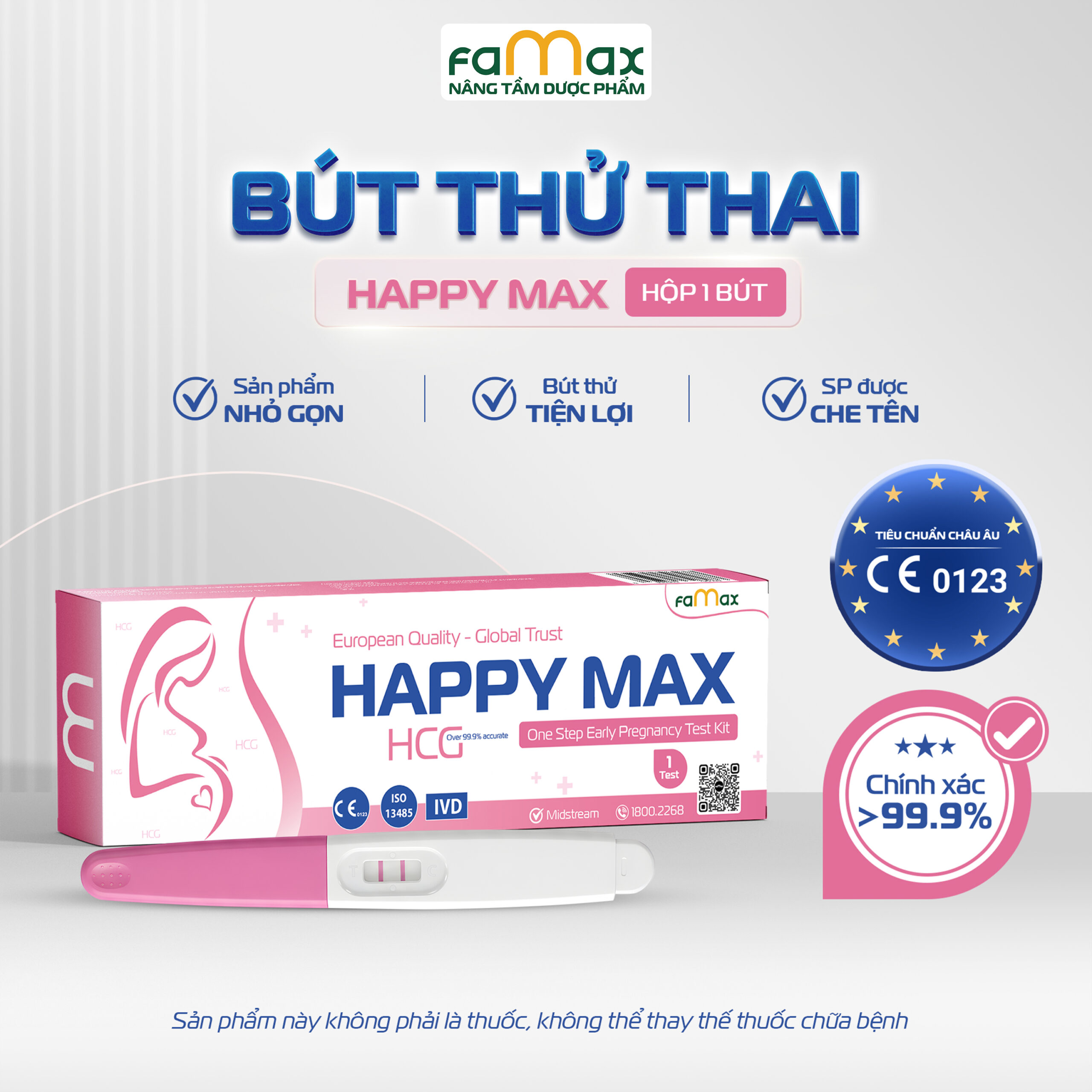 BỘ KIT THỬ THAI HAPPY MAX HCG