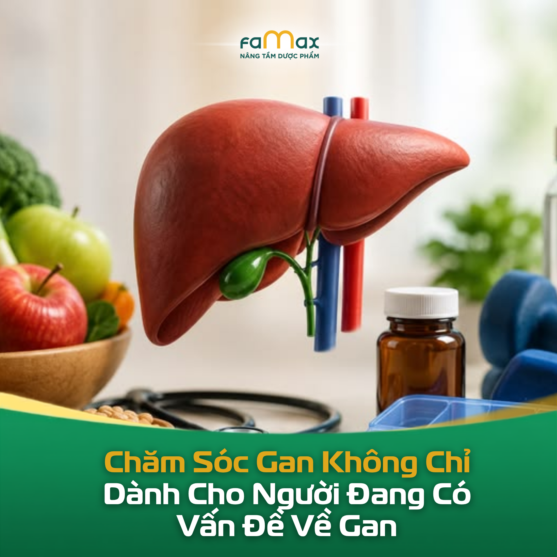 Chăm Sóc Gan Không Chỉ Dành Cho Người đang Có Vấn đề Về Gan